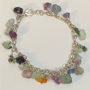 NEW Fluorite crystals bracelet